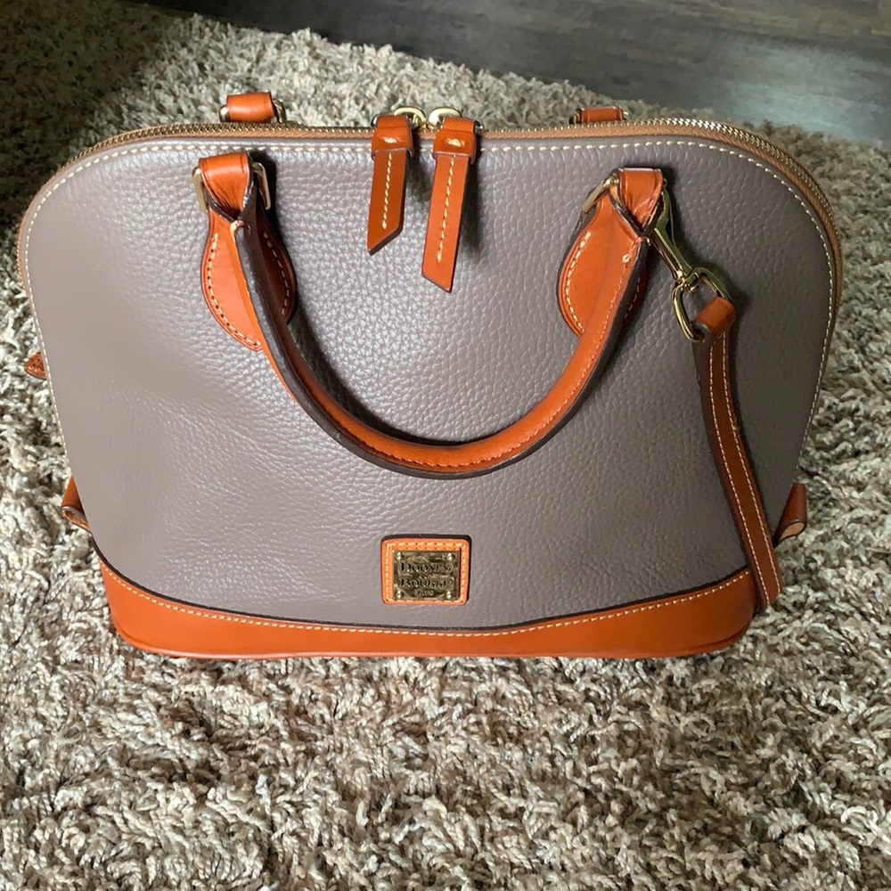 Dooney and Bourke pebble grain zip zip satchel